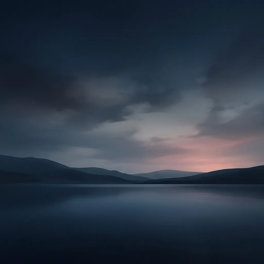 Abstract dark landscape